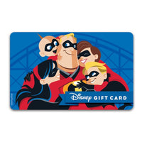 Tarjeta de regalo Disney de Los Increíbles