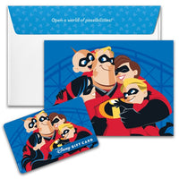 Tarjeta de regalo Disney de Los Increíbles