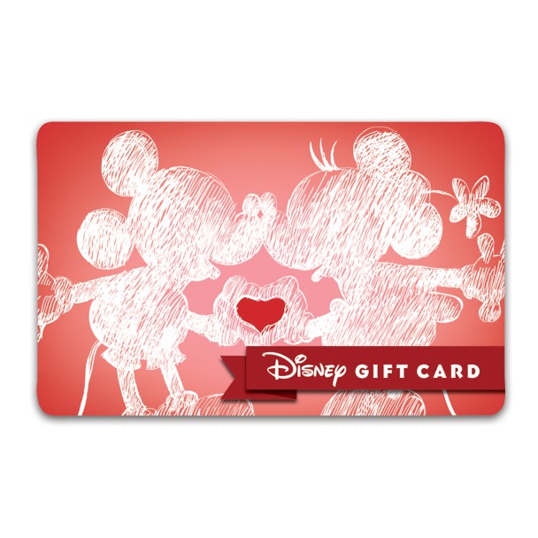 Tarjeta de regalo Disney de Mickey y Minnie