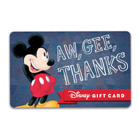 Tarjeta de regalo Disney de Mickey Mouse