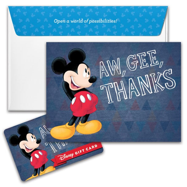 Tarjeta de regalo Disney de Mickey Mouse