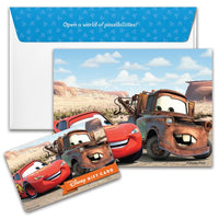 Tarjeta de regalo Disney Cars