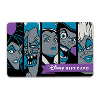 Tarjeta de regalo física Disney Villains