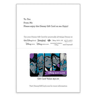 Tarjeta de regalo física Disney Villains