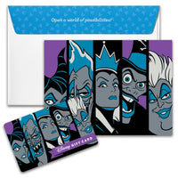 Tarjeta de regalo física Disney Villains