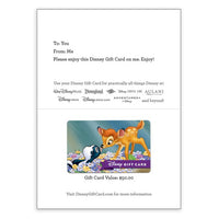 Tarjeta de regalo Disney - Bambi