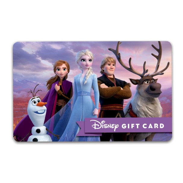 Tarjeta de regalo física Disney Frozen 2