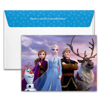 Tarjeta de regalo física Disney Frozen 2