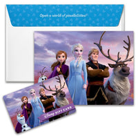 Tarjeta de regalo física Disney Frozen 2