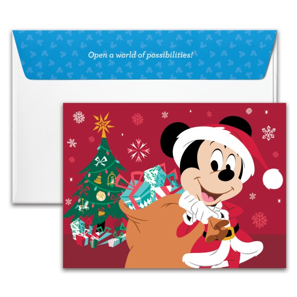 Tarjeta de regalo Disney: Mickey Mouse navideño