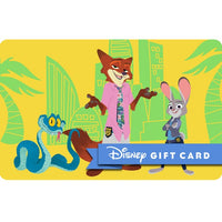 Tarjeta de regalo física Disney Zootopia 2