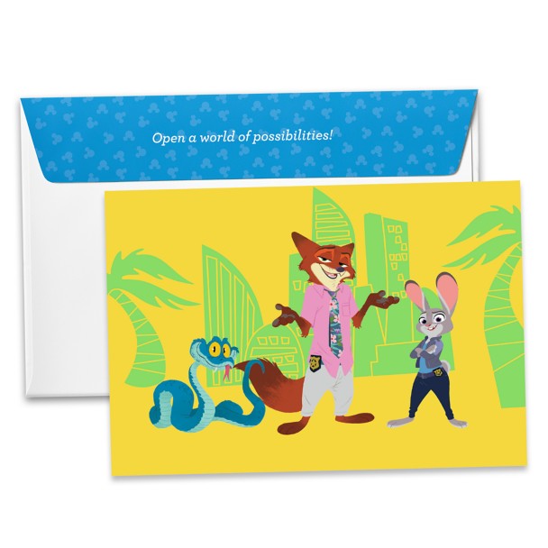Tarjeta de regalo física Disney Zootopia 2