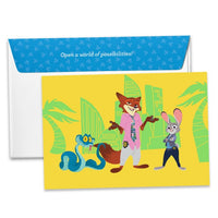 Tarjeta de regalo física Disney Zootopia 2