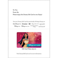 Tarjeta de regalo Disney: Pocahontas