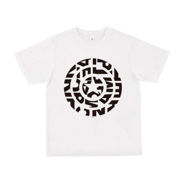 Polera Marvel Capitán América con logo de escudo
