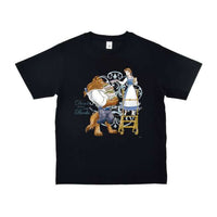 Polera La Bella y la Bestia: Bella y Bestia con libro