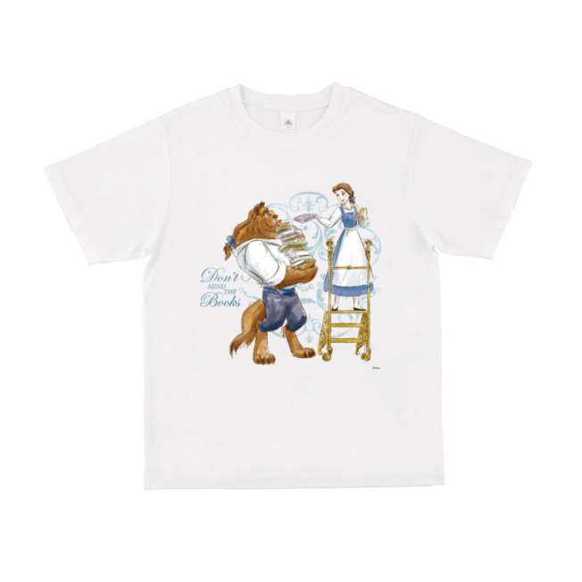 Polera La Bella y la Bestia: Bella y Bestia con libro