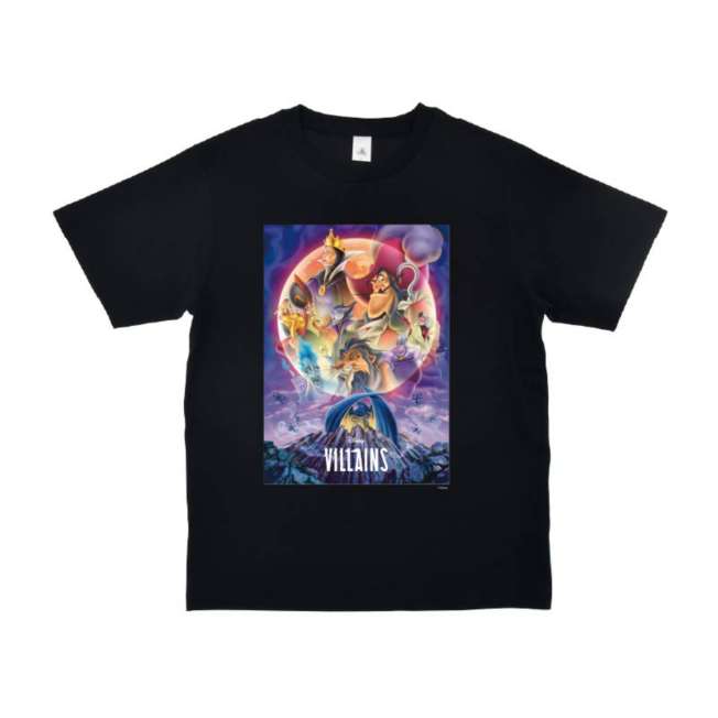 Polera Disney Villains en grupo, diseño A