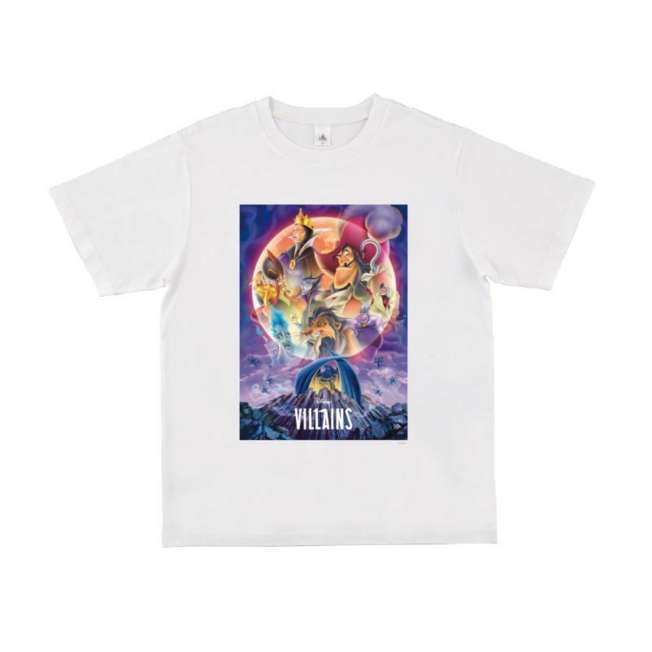 Polera Disney Villains en grupo, diseño A