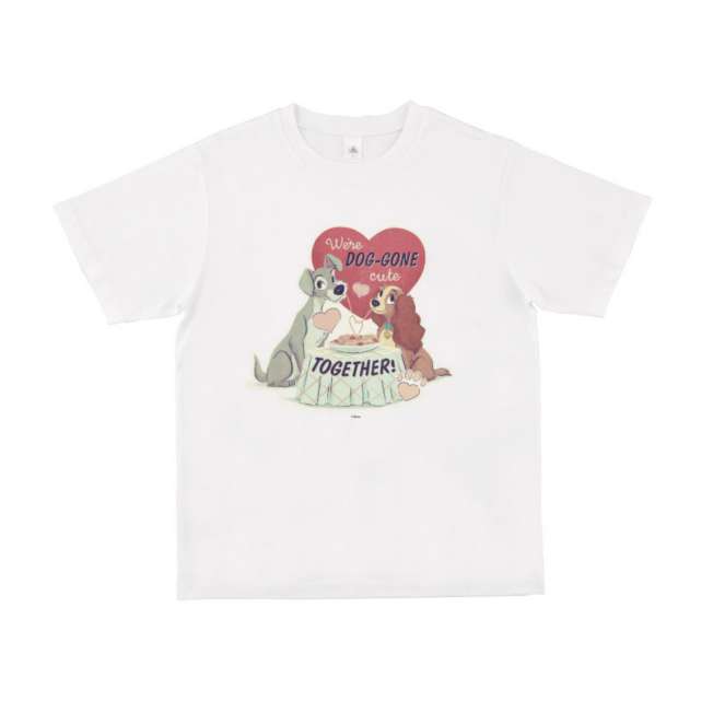 Polera La dama y el vagabundo: Reina y Golfo retro