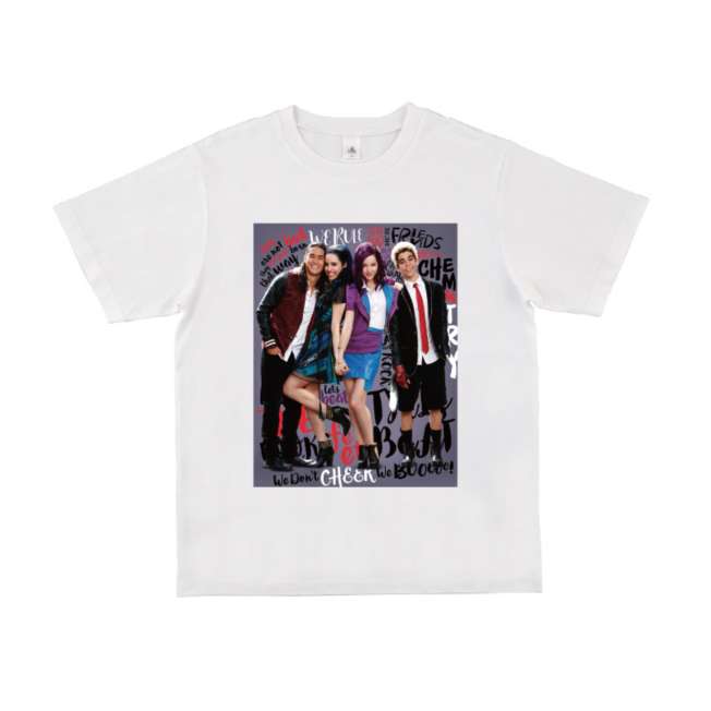 Polera Descendants con sus personajes