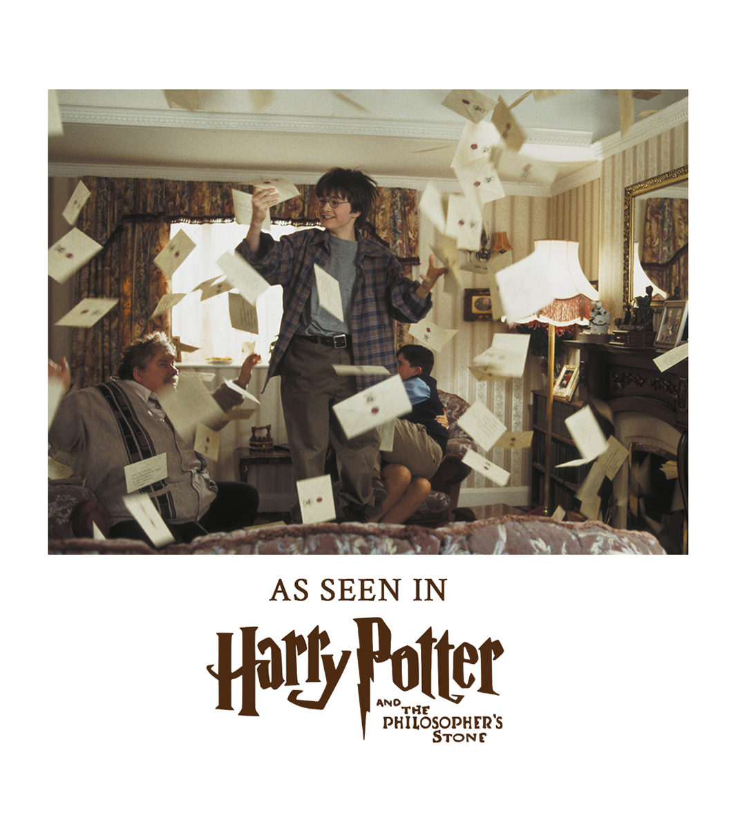 Set réplica personalizado de carta de Hogwarts