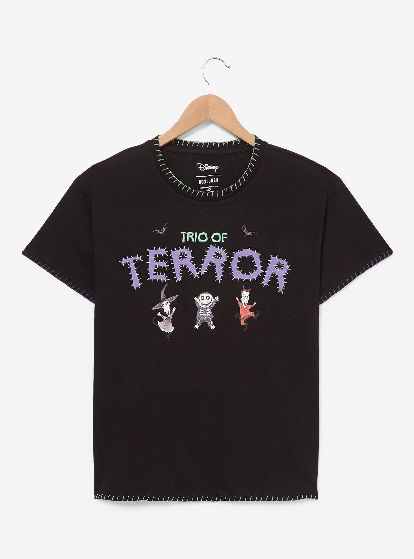 Polera bordada Trio of Terror de The Nightmare Before Christmas