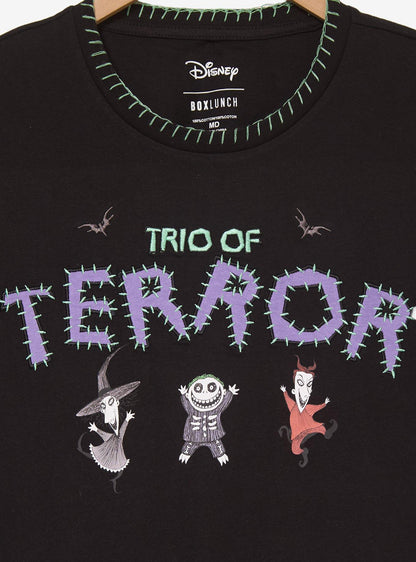 Polera bordada Trio of Terror de The Nightmare Before Christmas