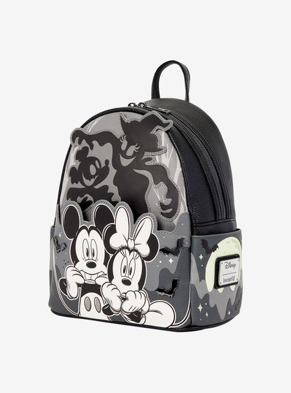 Mochila mini Loungefly Disney Mickey & Minnie Fantasmas