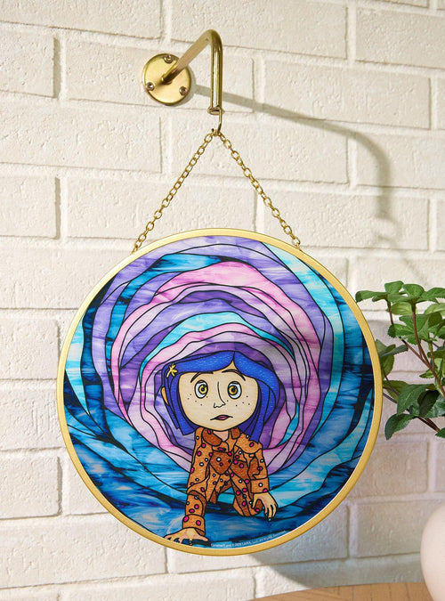 Cuadro de vitral Escena del túnel de Coraline