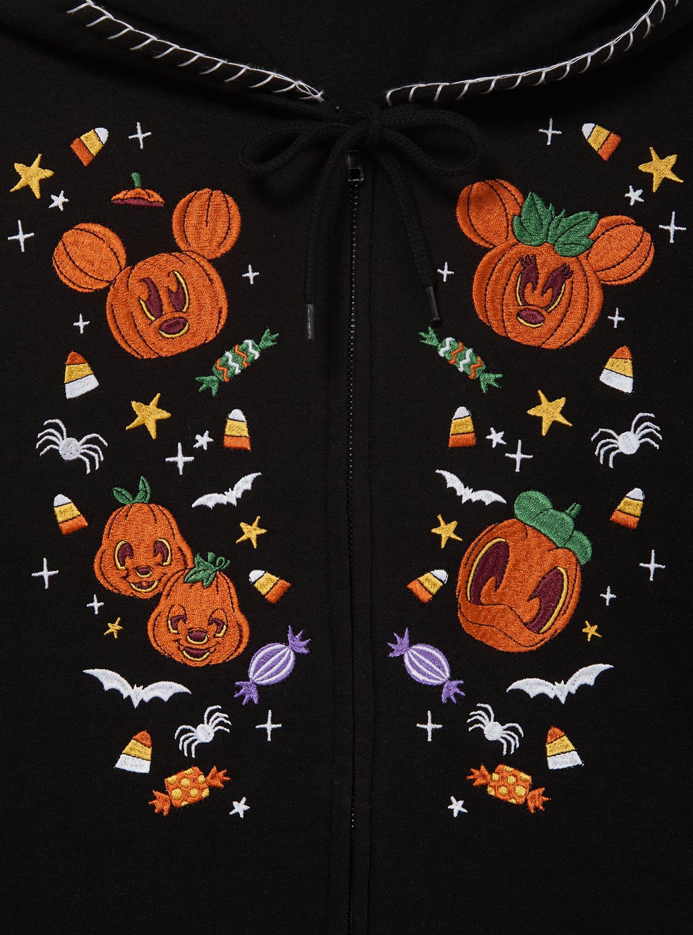 Polerón con cierre Mickey and Friends Halloween luminiscente