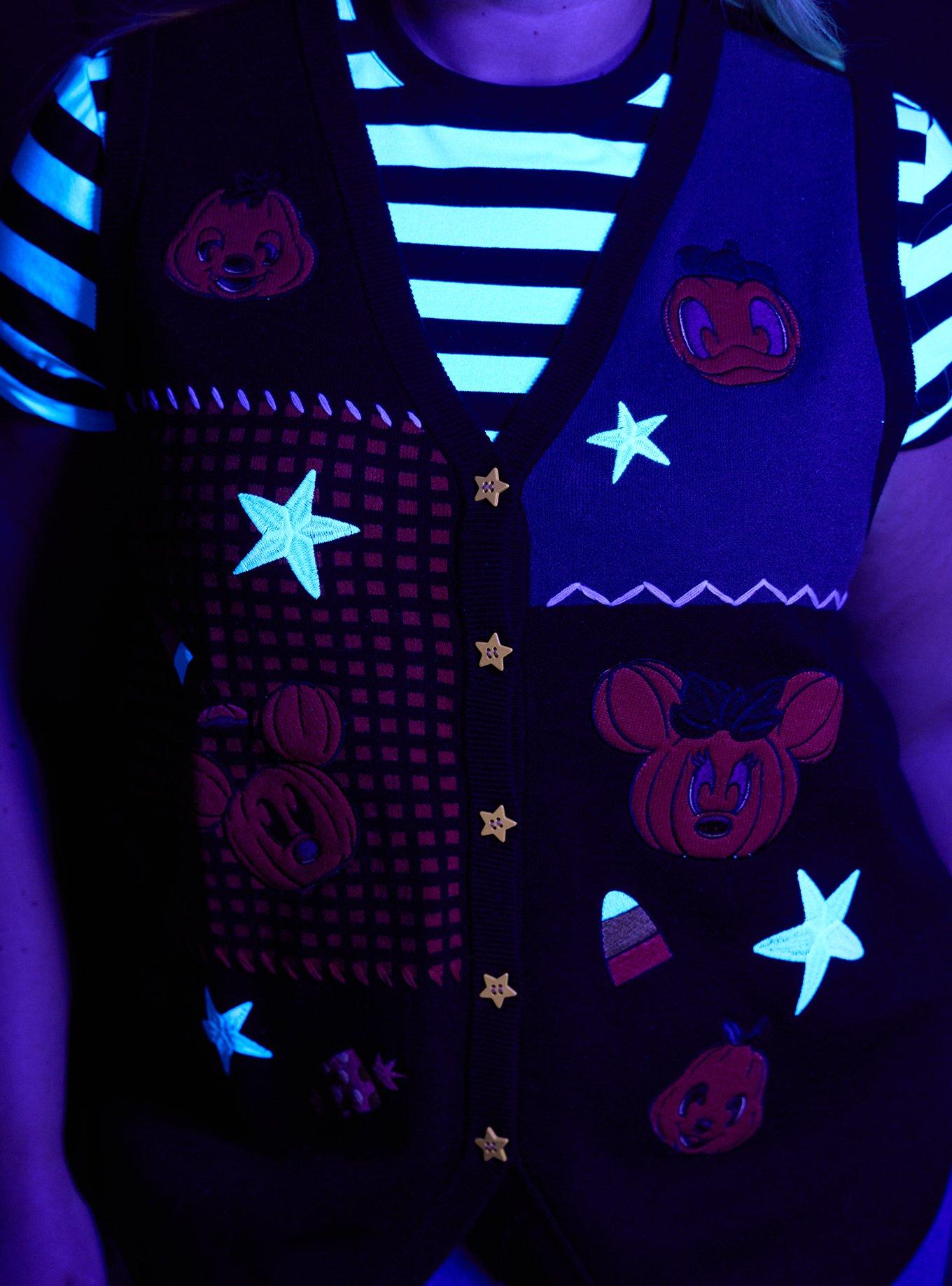 Chaleco Halloween luminiscente Mickey & Friends, tallas plus
