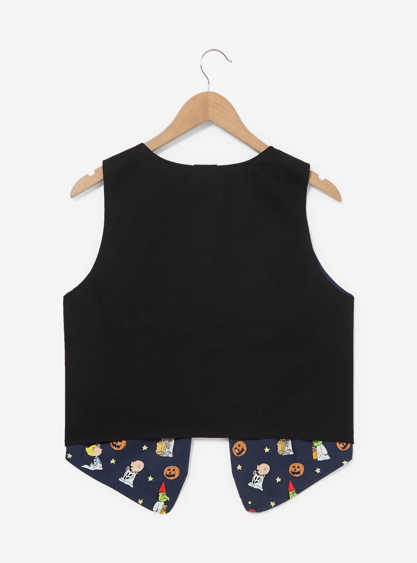 Chaleco reversible femenino Peanuts Great Pumpkin