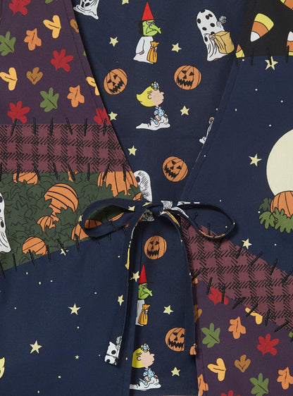 Chaleco reversible femenino Peanuts Great Pumpkin