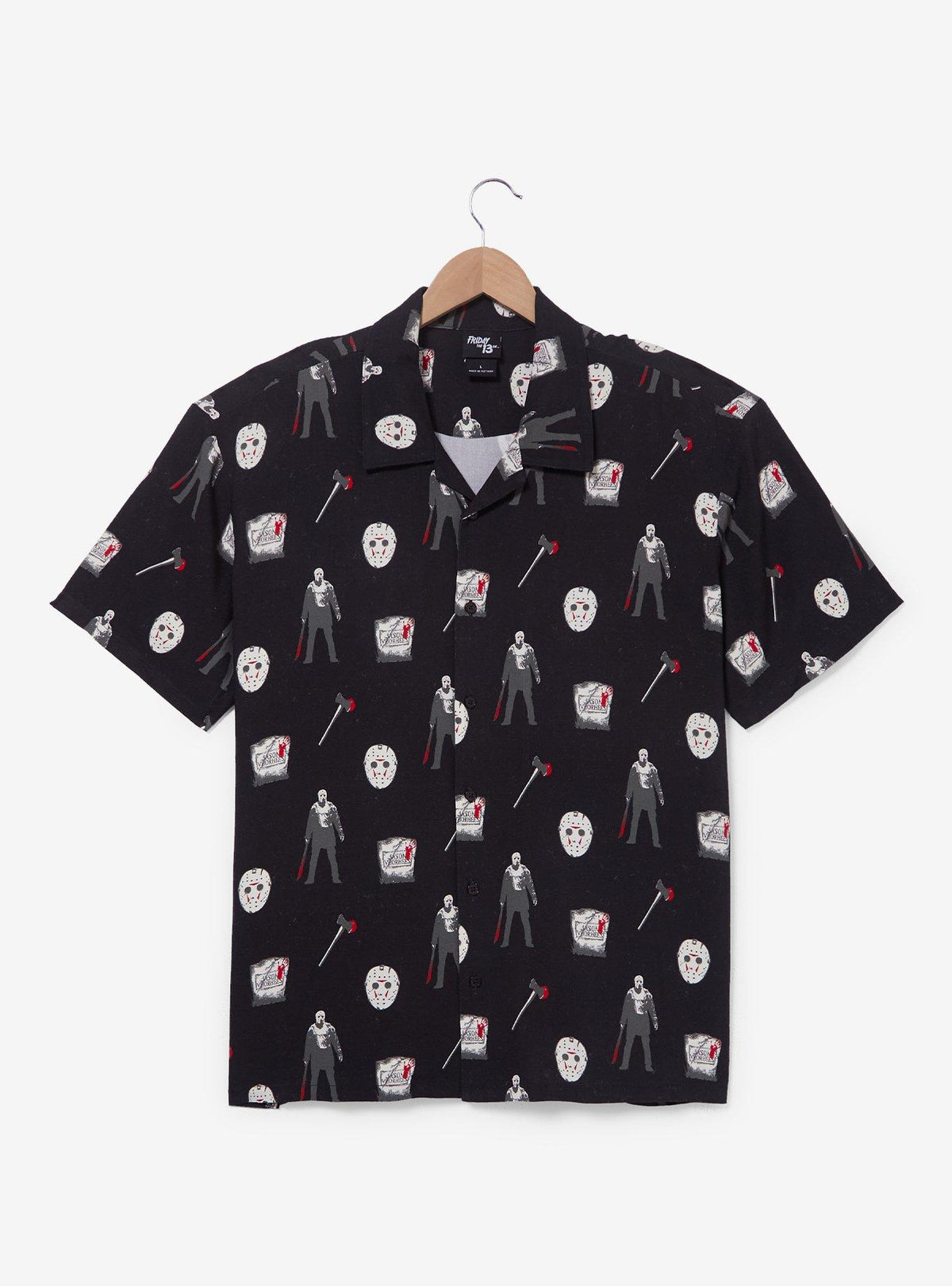 Camisa Friday the 13th con estampado integral