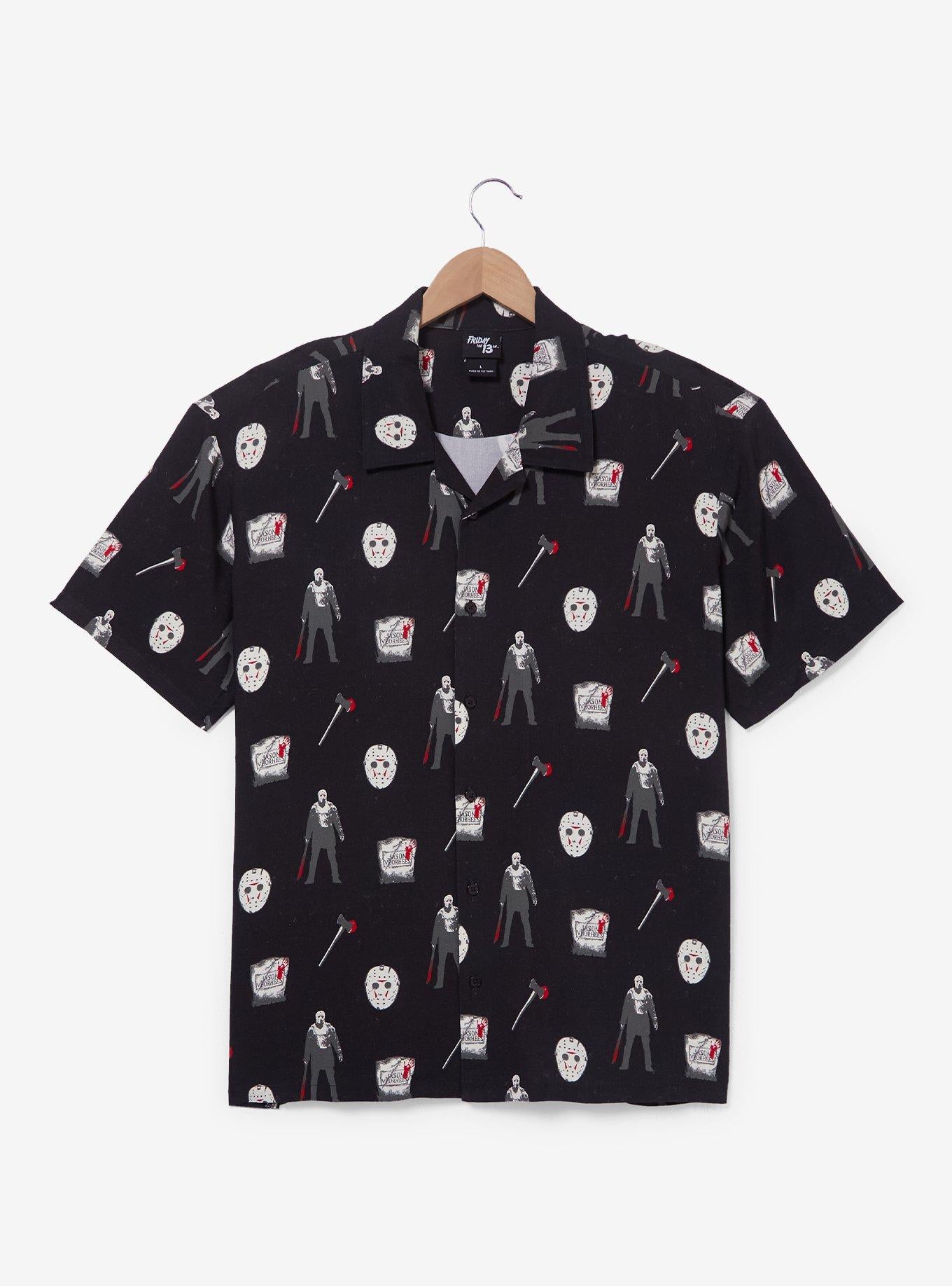Camisa Friday the 13th con estampado integral