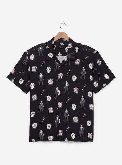 Camisa Friday the 13th con estampado integral