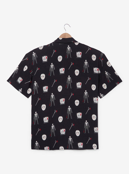 Camisa Friday the 13th con estampado integral