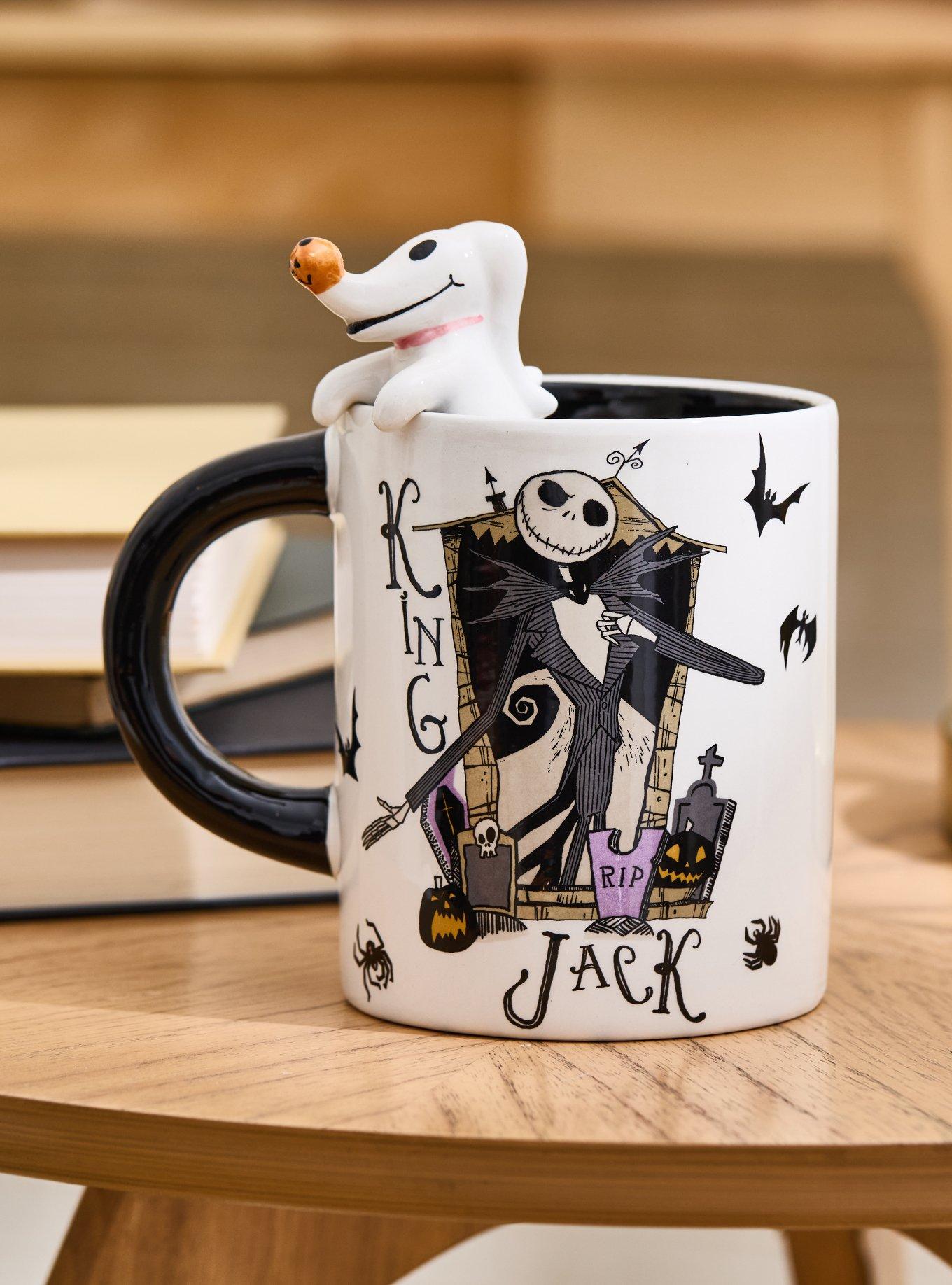 Taza Jack Skellington y Zero de The Nightmare Before Christmas