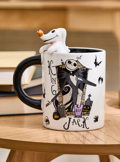 Taza Jack Skellington y Zero de The Nightmare Before Christmas