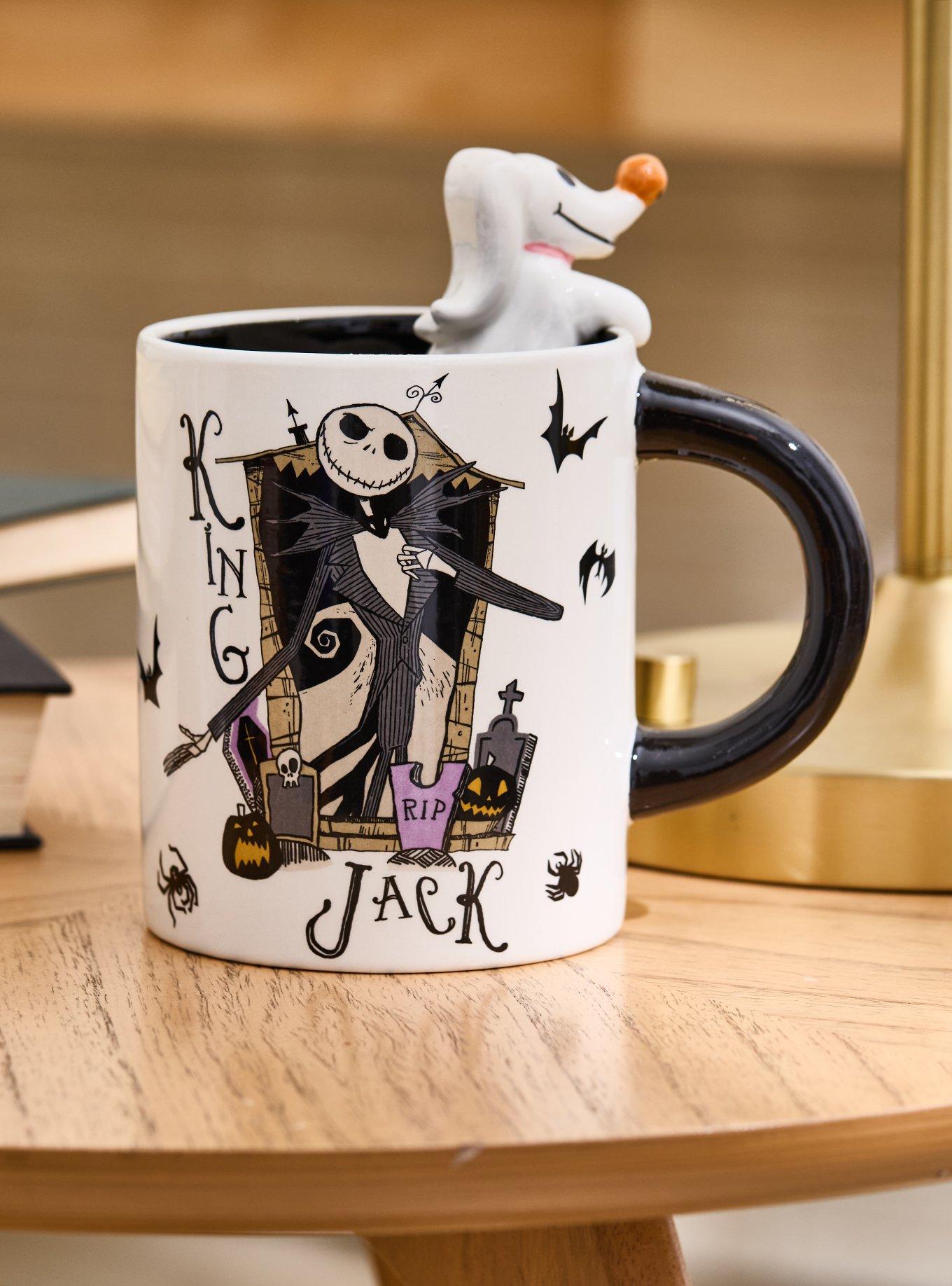 Taza Jack Skellington y Zero de The Nightmare Before Christmas