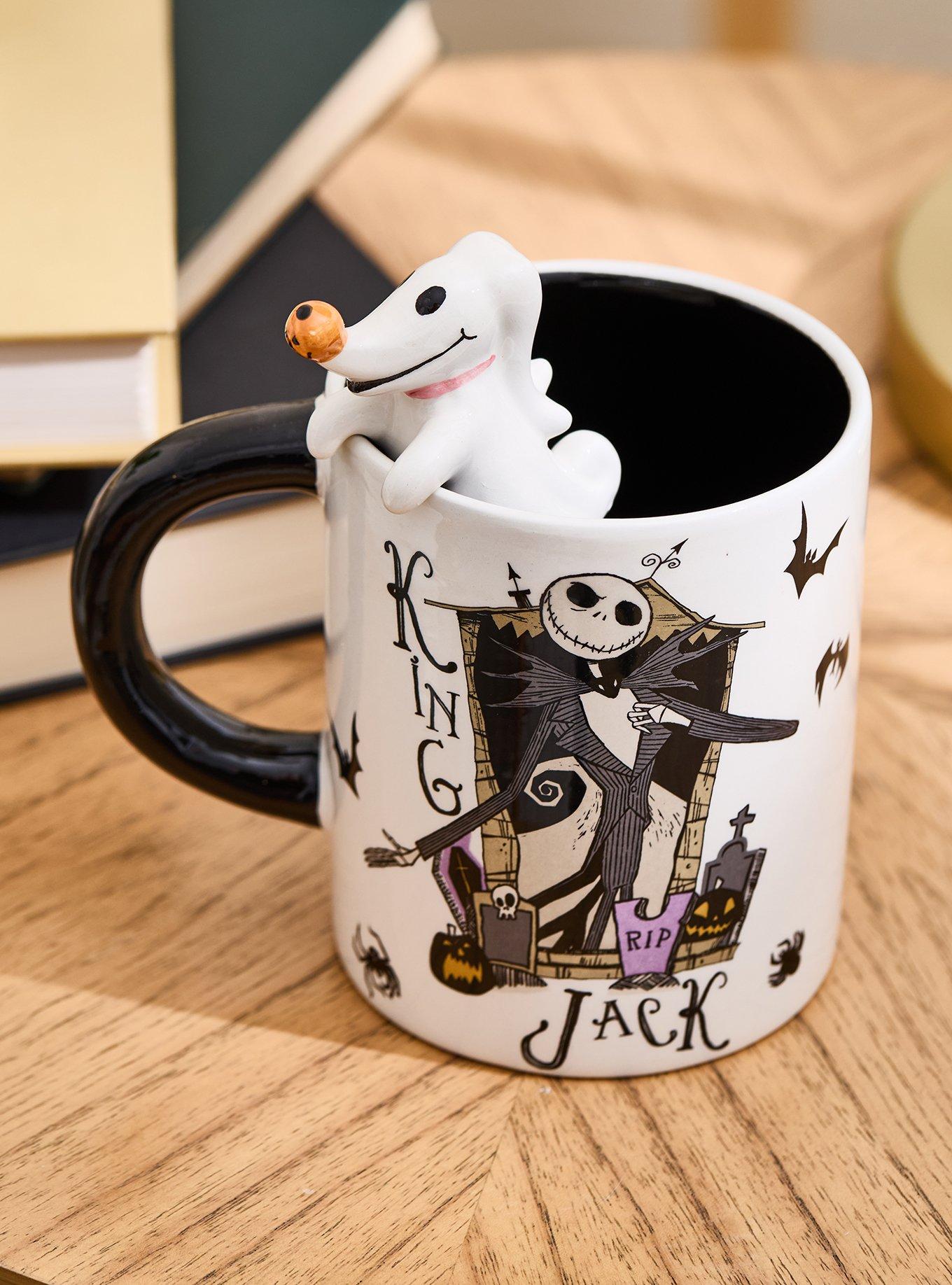 Taza Jack Skellington y Zero de The Nightmare Before Christmas
