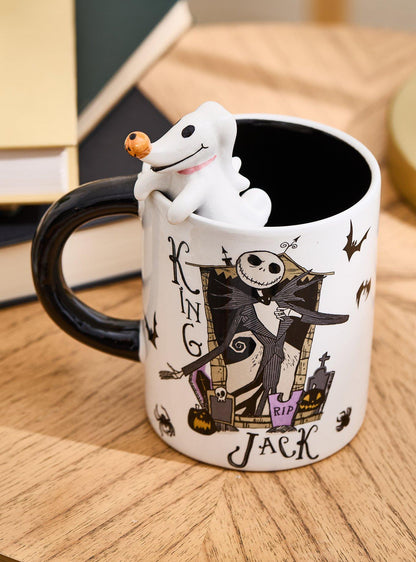 Taza Jack Skellington y Zero de The Nightmare Before Christmas