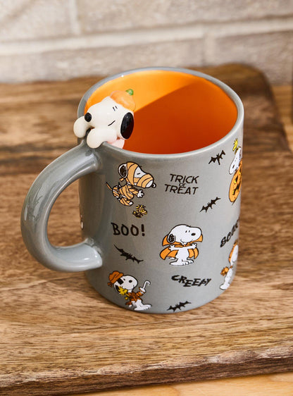 Taza de Halloween de Snoopy con dije
