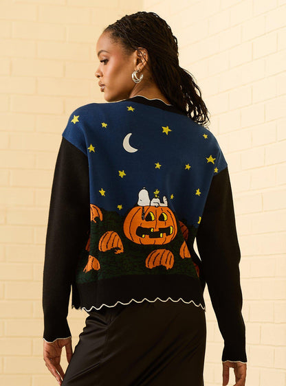 Cárdigan corto Peanuts The Great Pumpkin fosforescente
