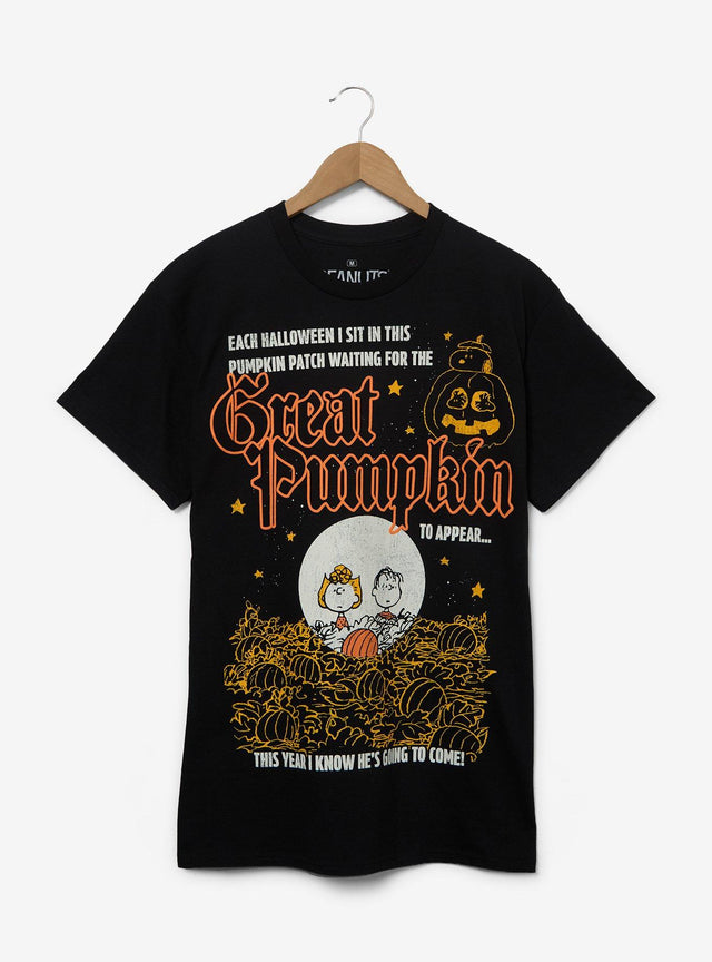 Polera Peanuts The Great Pumpkin con estampado puff