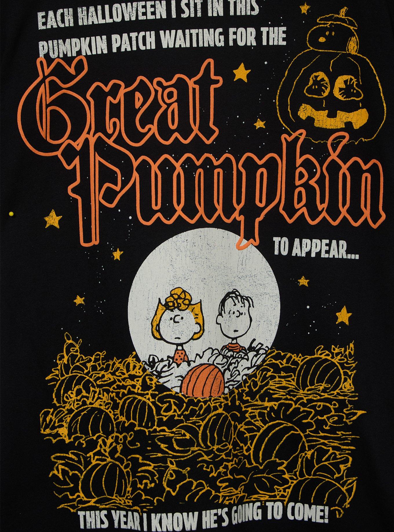 Polera Peanuts The Great Pumpkin con estampado puff