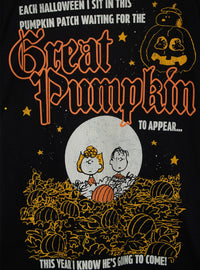 Polera Peanuts The Great Pumpkin con estampado puff