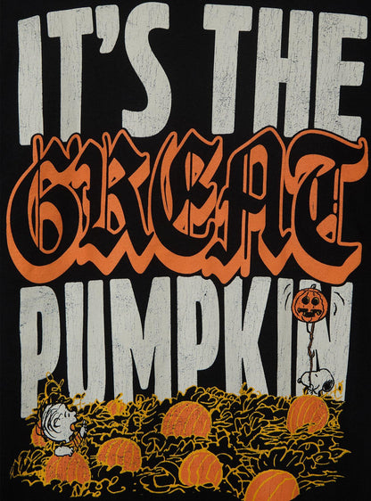 Polera Peanuts The Great Pumpkin con estampado puff