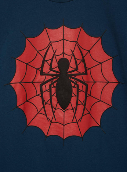 Polera Marvel Spider-Man con logo en relieve